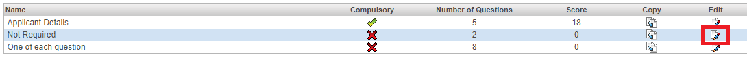 Example of 'Edit' icon